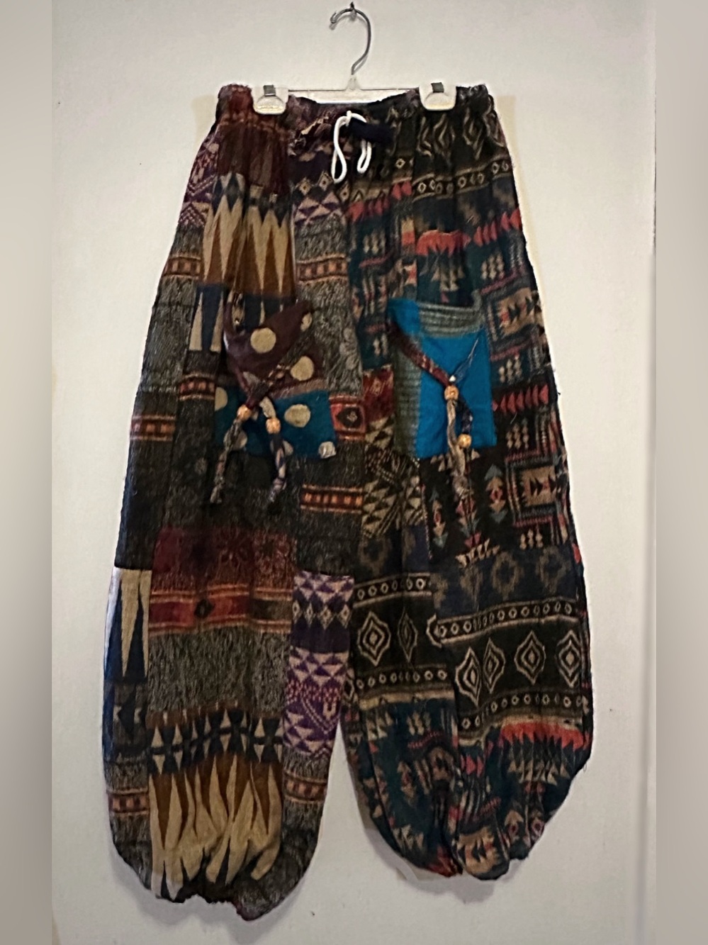 Women's Geometric Wide-Leg Pants